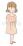 怒る成人女性（右向き）のイラスト