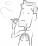 タバコを吸う男性（肺つき）のイラスト