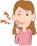 虫歯で痛がる成人女性のイラスト